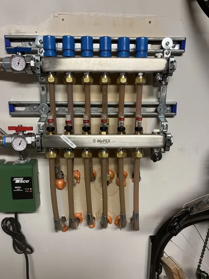 Plumber performing Leak Detection at a residential property in Haughton